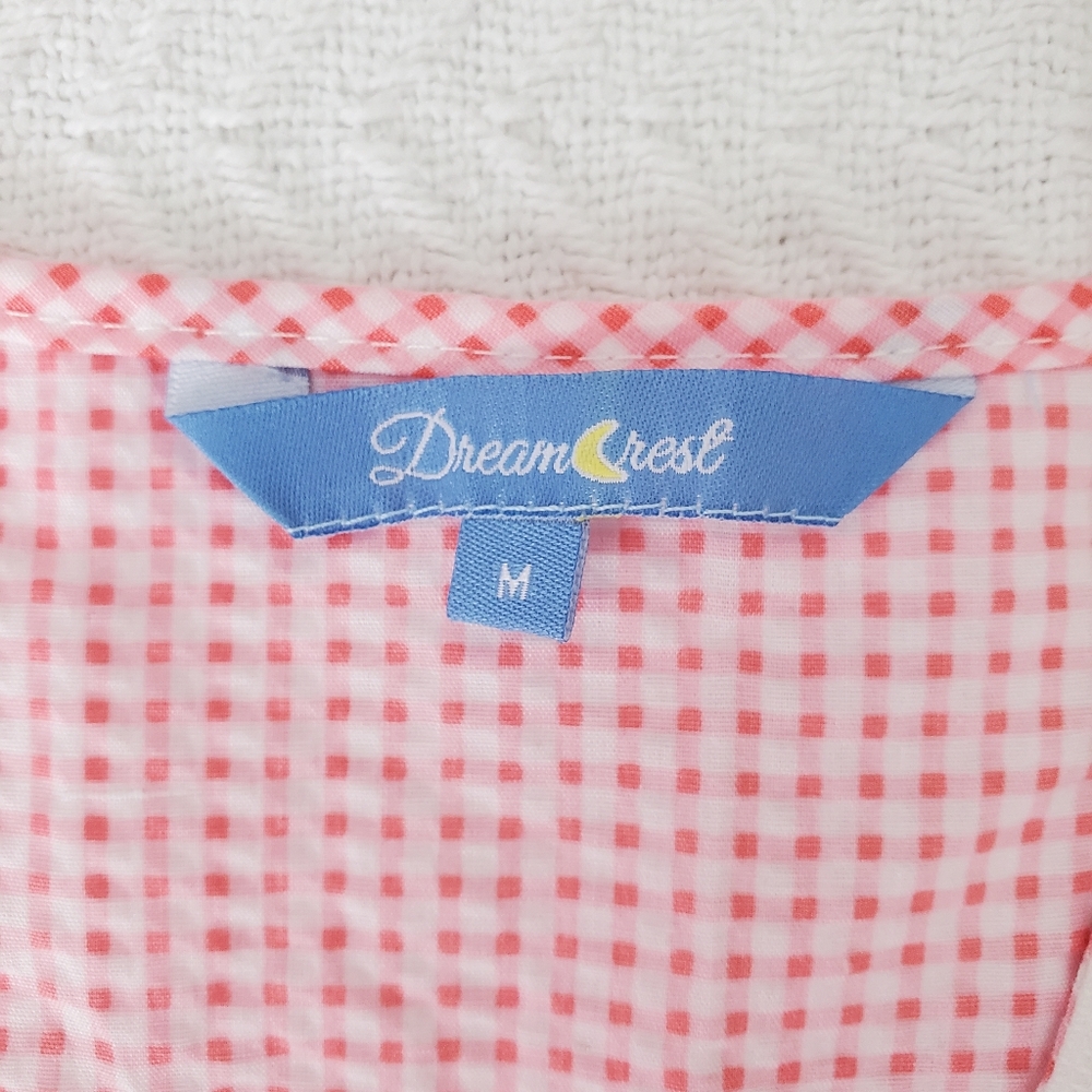 Womens Gingham Check House Robe - Picture 10 of 12